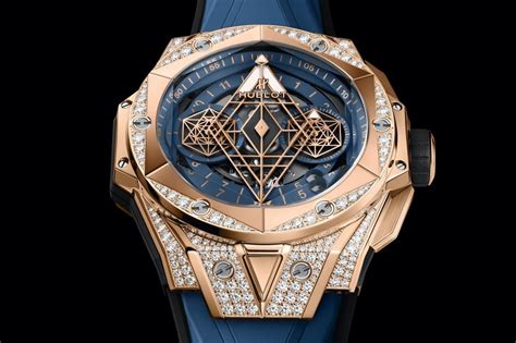 hublot big bang sang bleu ii in king gold|Hublot sang bleu limited edition.